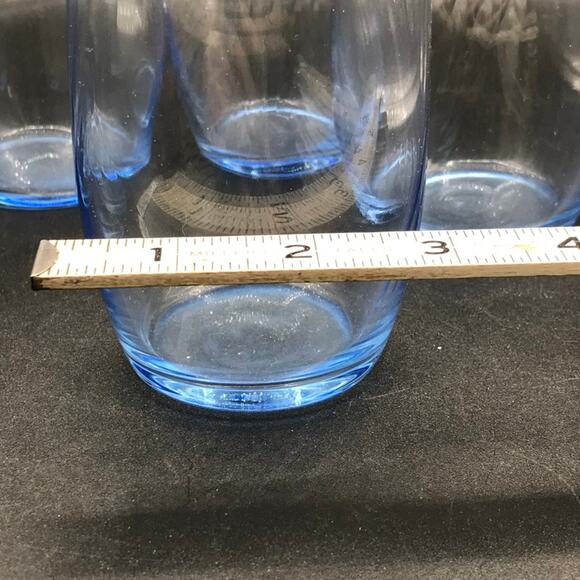 Libbey Misty Blue Swirl Tumbler or Iced Tea 16 oz Glasses Set Of 6 - Picture 6 of 6